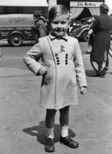 A well-dressed young boy at Snow Hill in 1949