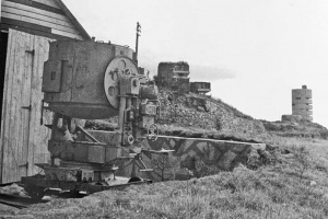 Searchlight installation at Corbiere