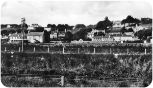 A view of the land on which the park would eventually be built