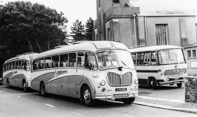 Large numbers of coaches took visitors to the church during the peak of the island's tourist industry