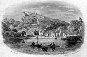 Rozel from the sea by Ouless