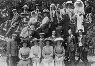 A 1903 outing supervised by guide Baker