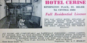 Hotel Cerise 1970 advert