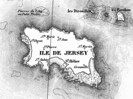 Jersey on an updated 1902 Cassini map