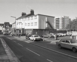 Mayfair Hotel car park in 1983