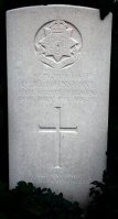 Bailleul Communal Cemetery, Bandsman Donald Bruce Johnstone
