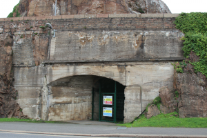 Harbour railway tunnel entrance