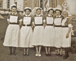 Nurses at Sandybrook Nursing Home in 1954