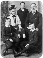 Emily Jerrard, nee Moore, George and their sons