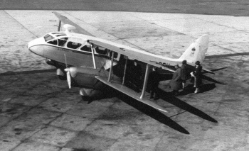 Jersey Airlines Rapide in 1960