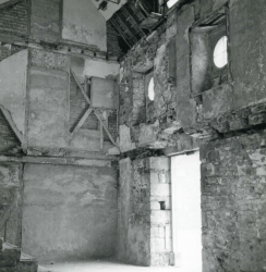 Canteen, interior gutted