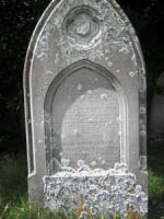 Isaac Leopold's gravestone at Almorah Cemetery