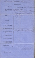 Edward Lancaster's discharge papers
