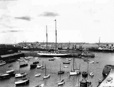 Westward moored alongside the South Pier in St Helier Harbour