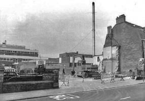 Chapel demolition in 1982