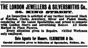 1899 Evening Post advert
