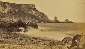 Amsty's Cove - we are not sure of the location of this cove, but think it may be close to La Corbière