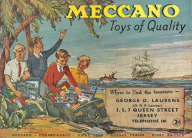 Every 20th century schoolboy's favourite - Meccano advertised in 1913