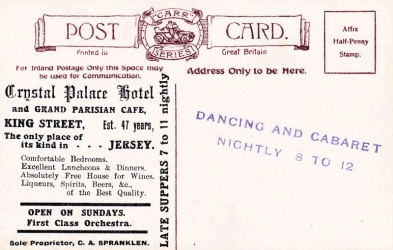An advertising card, probably from 1931
