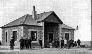 The new weighbridge had a single bay when first built