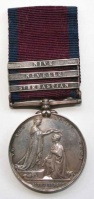 David Baker's 1848 Military General Service Medal with battle honours for St Sebastian, Nive and Nivelle