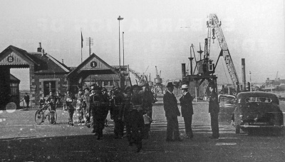 This picture is said to show the Bailiff at the Weighbridge, but we are not certain that he is in the photograph