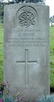 The grave of Great War casualty Charles Hart at Barrow-in-Furness Cemetery