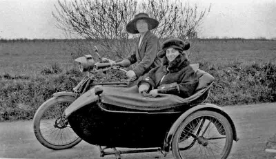 Constance Smith and friend Emmie c1920
