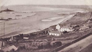 La Pulente with La Rocco Tower in the background