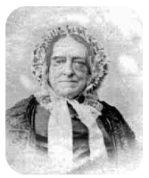 An unidentified Mrs Edgar photographed in the mid-19th century by Henry Mullins [1]