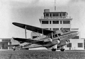 A DH 86 at the Airport in 1937