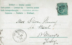 ... another of Olive's postcards, received in 1903 ...
