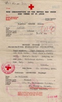 An Occupation Red Cross letter