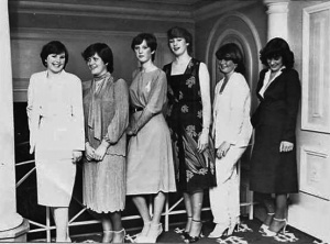 'Miss St Clement' contestants in 1981