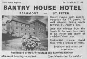 Bantry House 1972 advert