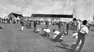 Officers' tug of war