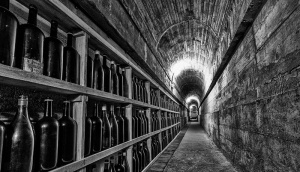 Bunker tunnel at La Corbiere