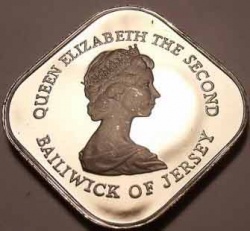 Battle of Jersey commemorative pound - 1981