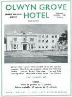 Olwyn Grove Hotel advert