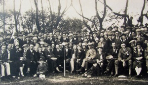 Supporters at the 1929 final
