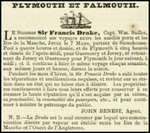 ... and also the Sir Francis Drake on the Plymouth and Falmouth route