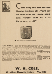 1935 advert in the Jersey Leader
