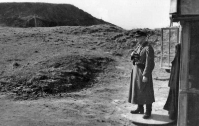 Sentry on duty at La Carriere