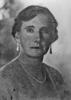 Catherine May de Gruchy, nee Miller (1885-1972), wife of G F B de Gruchy and Chatelaine of Noirmont, taken in 1946