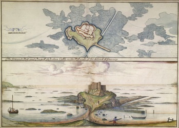 'Rokaine' (Rocquaine) Castle, Guernsey