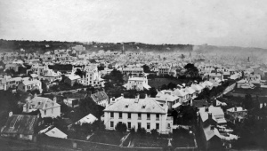 A view from the west in the 1870s
