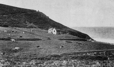 Carteret church ruins
