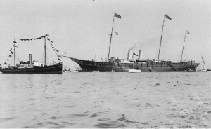 Courier II operated trips around the Royal Yacht Victoria and Albert when it brought King George V and Queen Mary to the Channel Islands in 1921