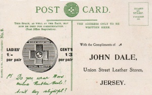 John Dale was in business at 13 Union Street as a 'leather currier' from about 1895 until World War 2. The premises were previously occupied by E Dale. We believe that this was Edwin Dale, a renowned photographer