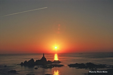 Sunset at La Corbiere